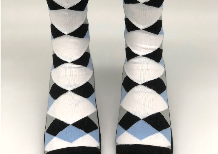 Argyle Crew sock